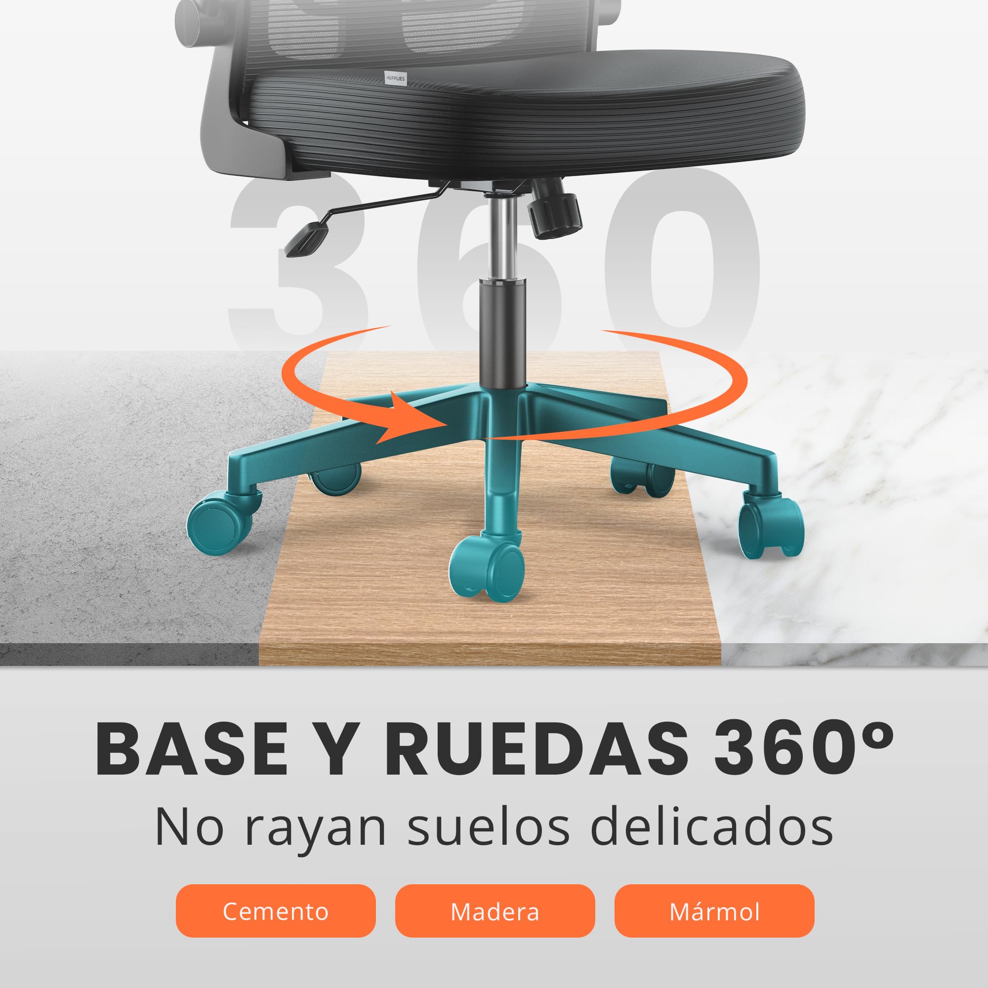 JUPPLIES Silla Escritorio Ergonómica