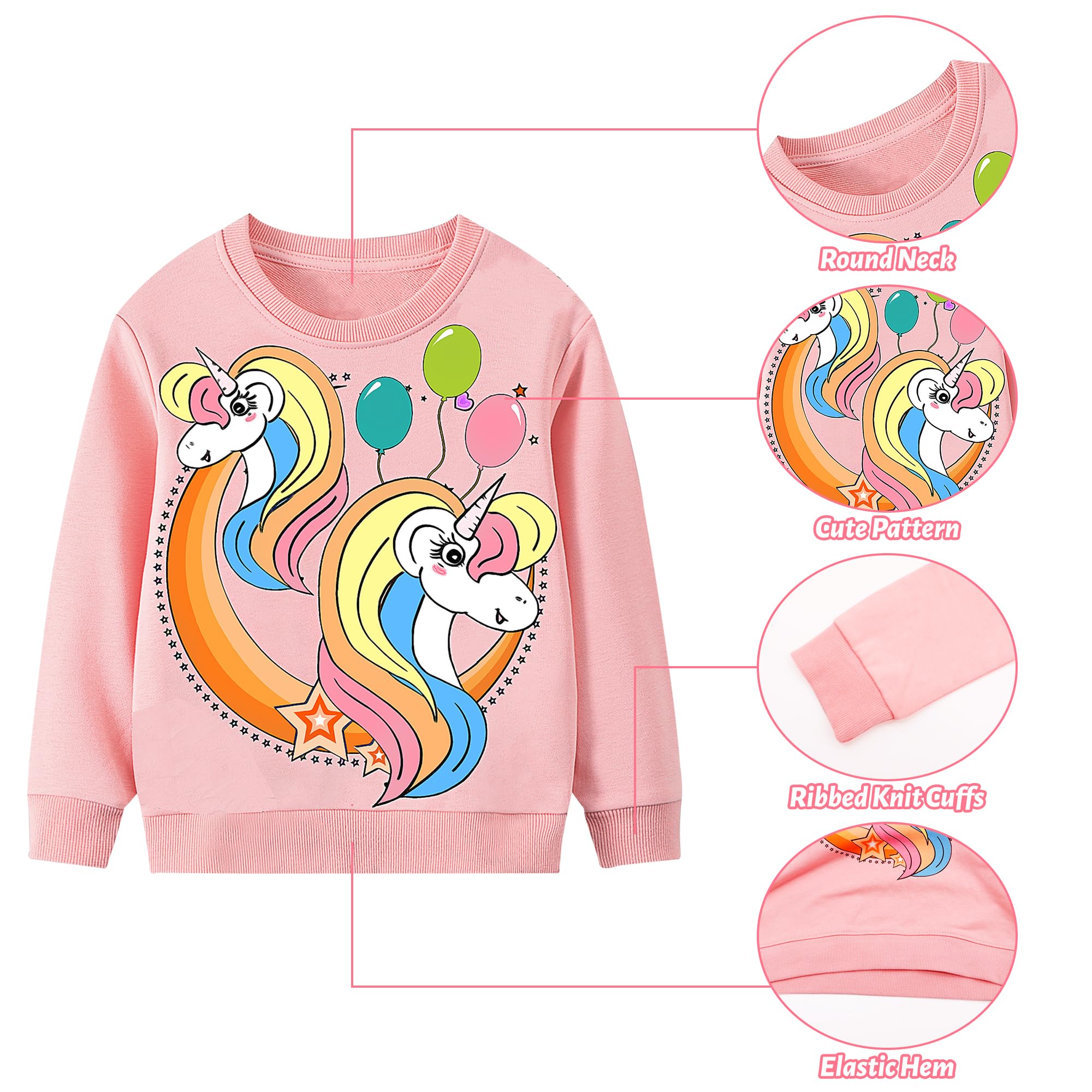JinBei Chłopięce dziewczęta dresy dziecięce sweter zestaw odzież sportowa pulower bluza top i spodnie stroje zestawy odzieży z długim rękawem Boże Narodzenie szkoła jogging bawełniany kombinezon unisex wiek 2, 3, 4, 5, 6, 7