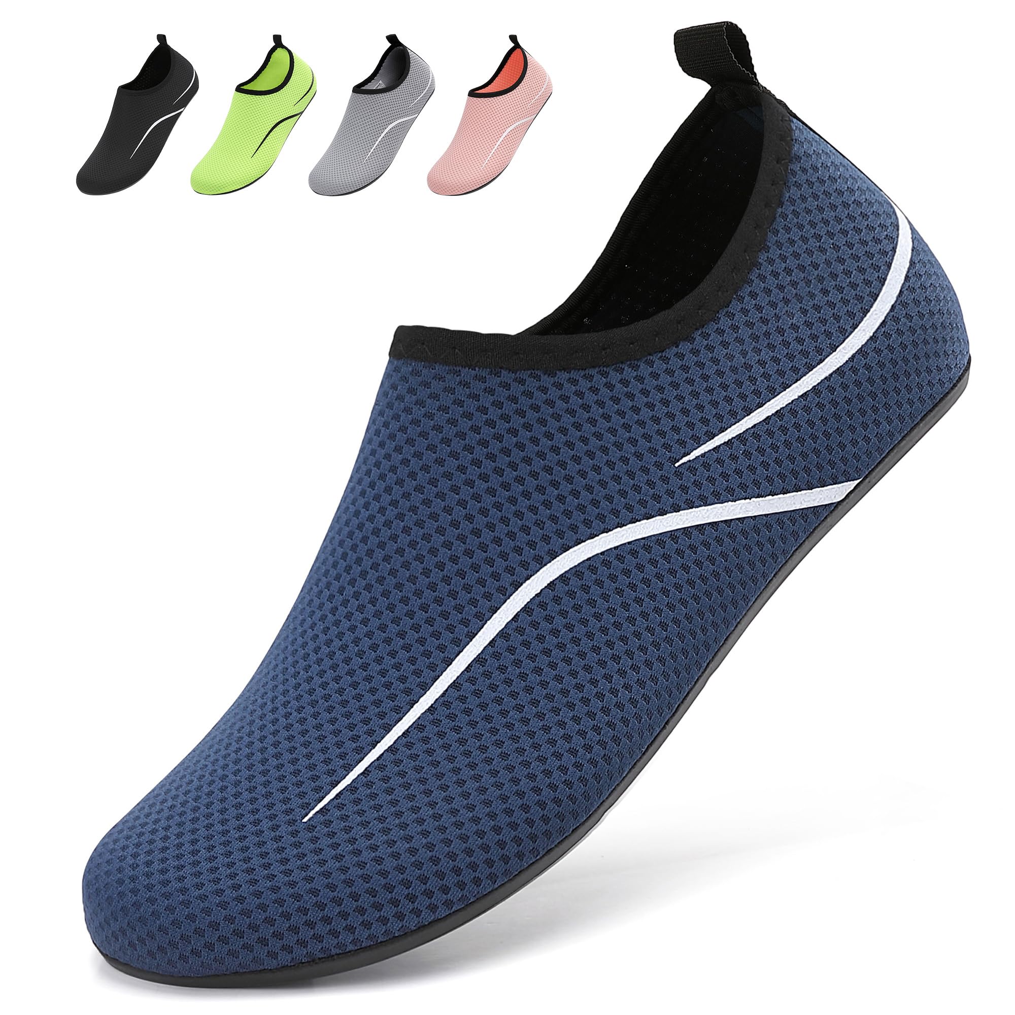 BARFULKER Schwimmschuhe Badeschuhe Damen Herren - Schnell Trocknend Wasserschuhe Leicht Strandschuhe Surfschuhe für Männer Frauen, Aquaschuhe für Pool Beach Yoga