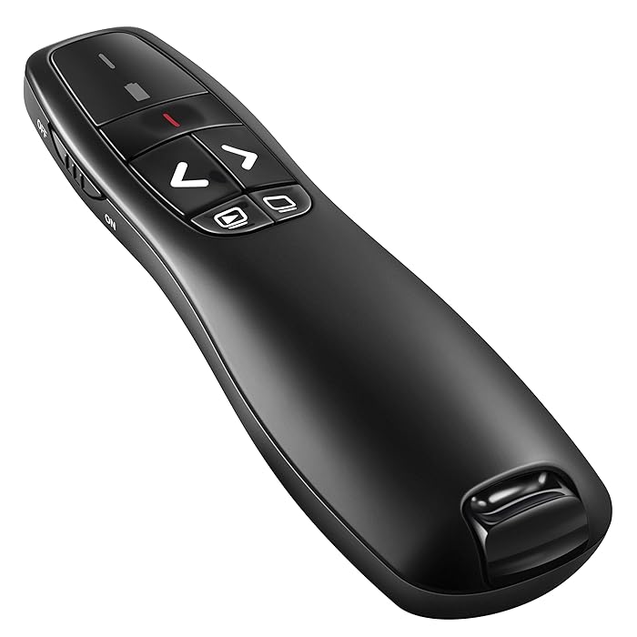 COSORO Wireless Presenter,2.4GHz Wireless USB PowerPoint Remote Control