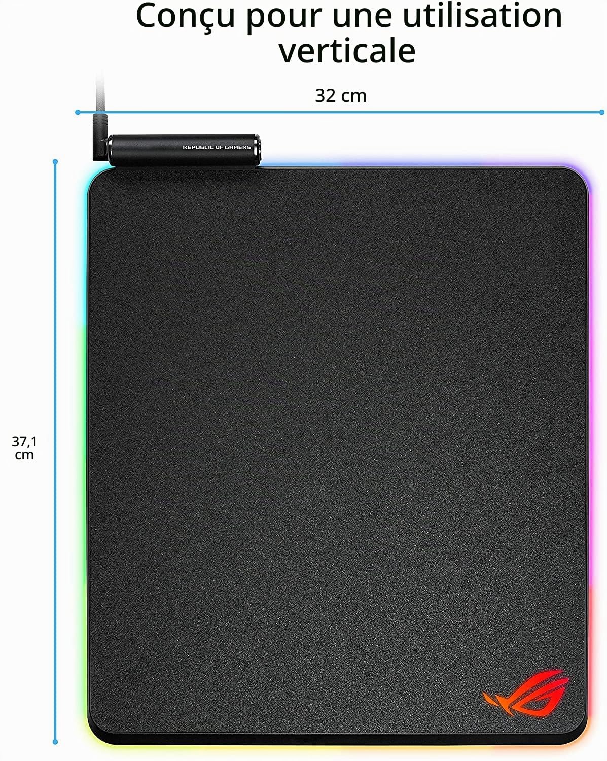ASUS ROG Balteus Hard Gaming Surface RGB NH02 – Medium