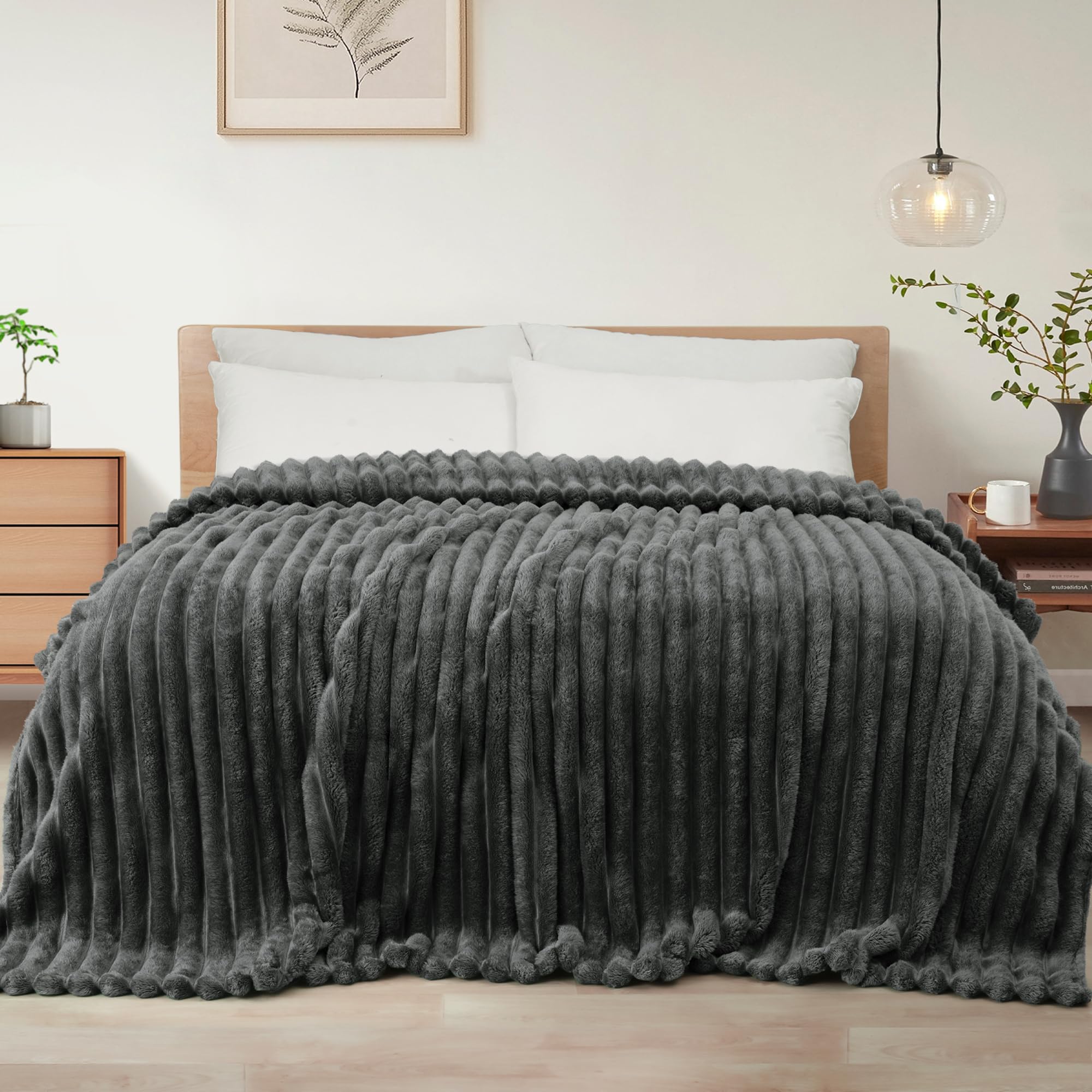 Exclusivo Mezcla Kuscheldecke Flauschig Fleecedecke Flanell Decke, Leichte und Warme Wohndecke Tagesdecke für Ganzjahreszeit