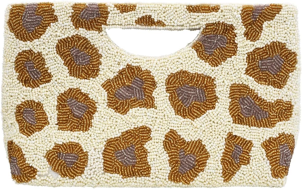 Bamboo Trading Sea Life Half Moon Clutch, 10-Inch, Multicolor