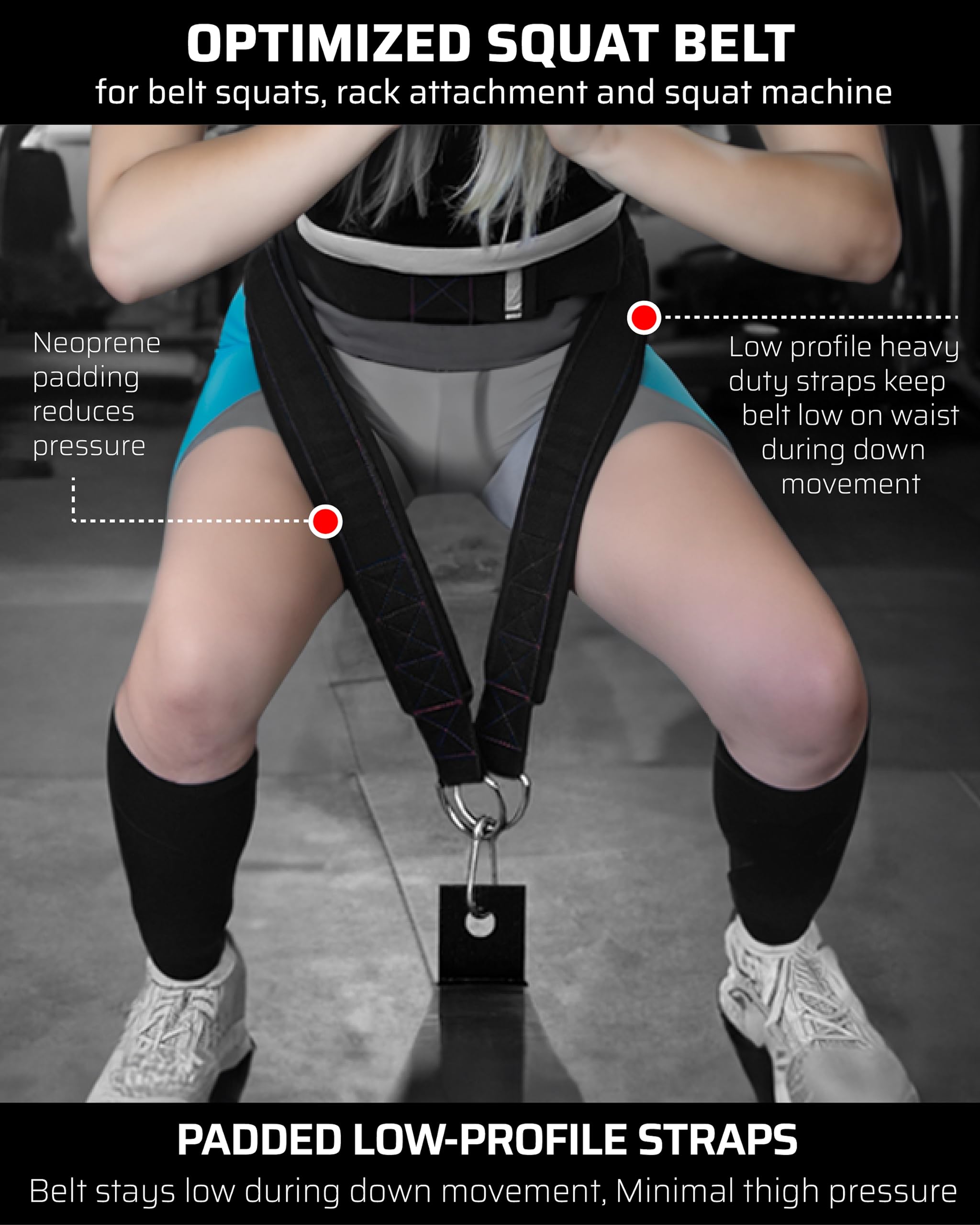 Snapklik.com : THEFITGUY Ultimate Belt For Belt Squats, Rack Attachment ...