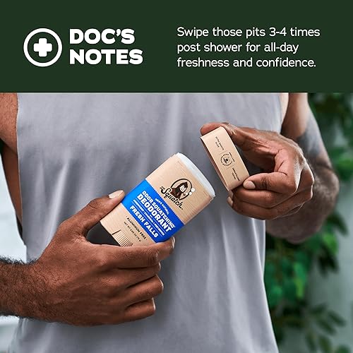 Miniatura 3 de Desodorante natural para hombre, desodorante sin aluminio de Dr. Squatch - Desodorante natural - Hecho con postbióticos y carbón - Desodorante para