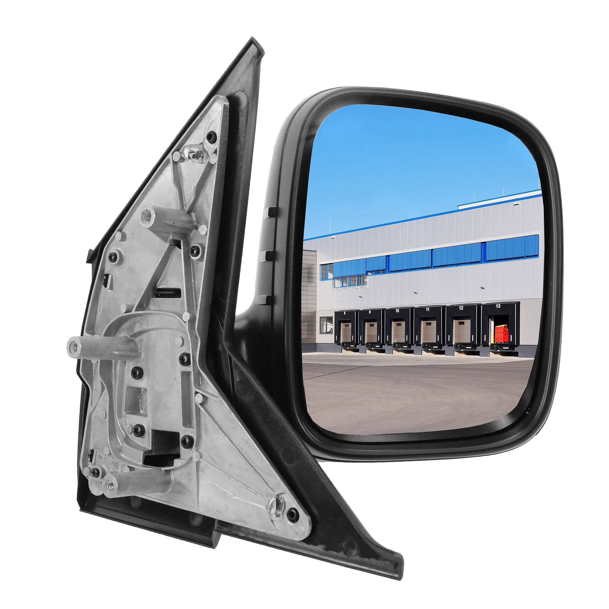 ATEC Germany 1x Specchio retrovisore esterno elettrico lato destro convesso Compatibile con VW MULTIVAN T5, TRANSPORTER T5,