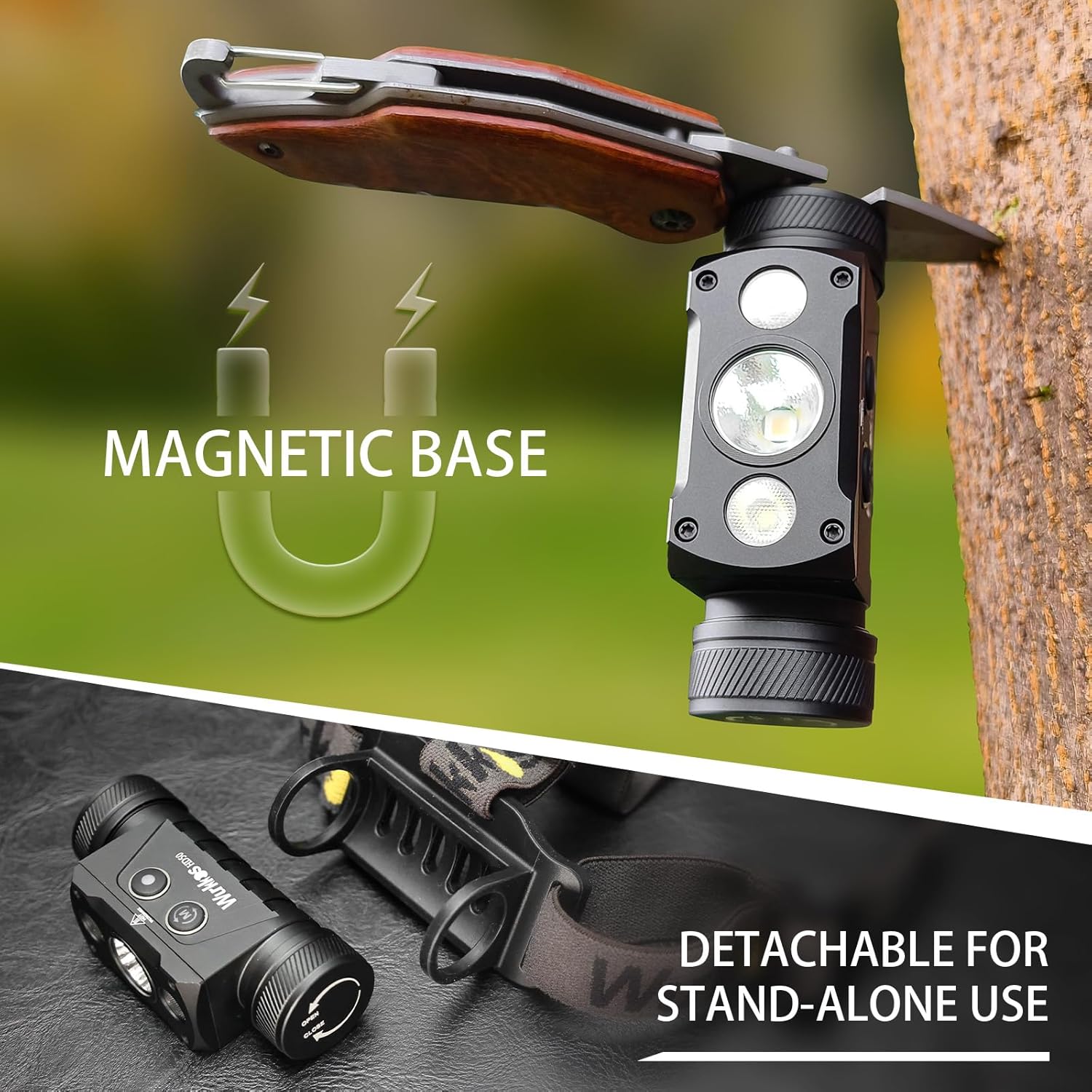 Wurkkos LED Head Torch Rechargeable, Red White Light Headlamp, 4500 Lume Super Bright Headtorch, with Magnetic Suction, IP67 Waterproof for Power Cuts Emergency Camping Hiking Fishing Headligh Gear 5 81iunG d0hL. AC SL1500