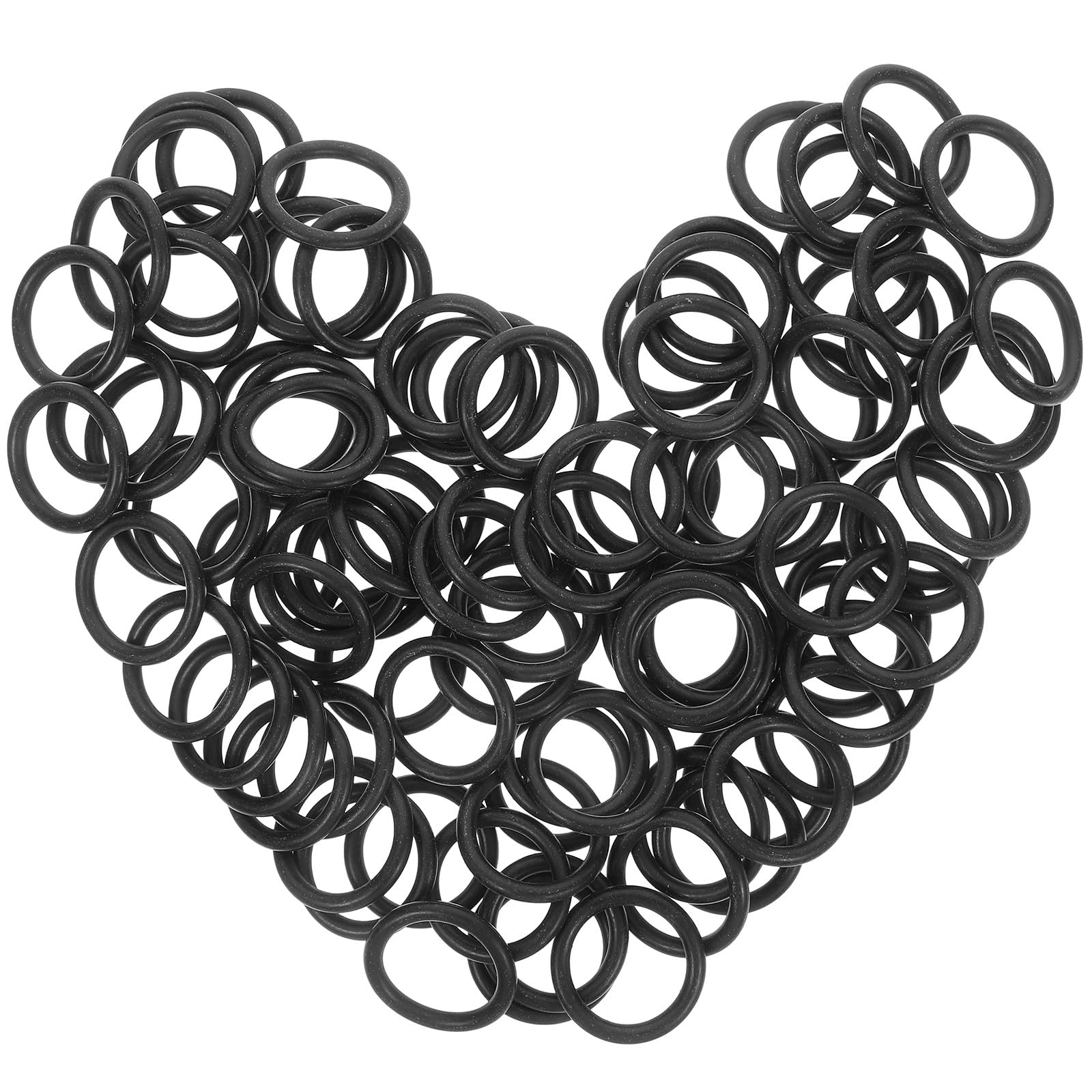 150pcs Rubber O-Ring Gaskets for Fire Extinguisher Nozzle and Wall Hook, 1kg Bottle Neck Sealing Kit for Safety Brackets and Leak Prevention