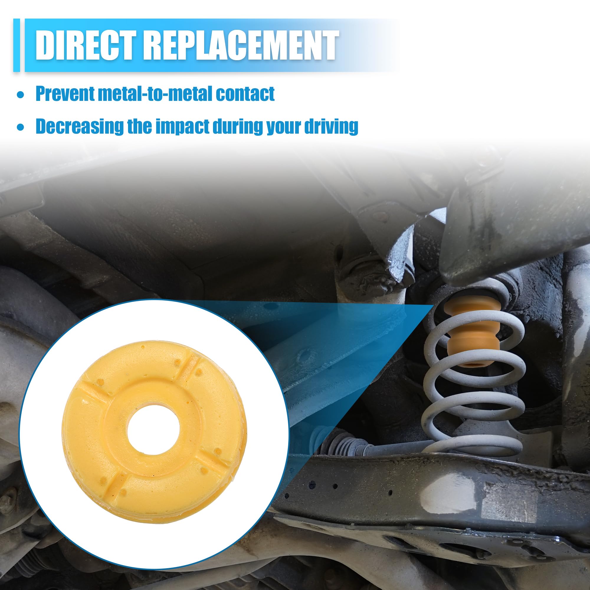 Amazon.com: X AUTOHAUX Strut Mount Support Upper and Lower Shock  