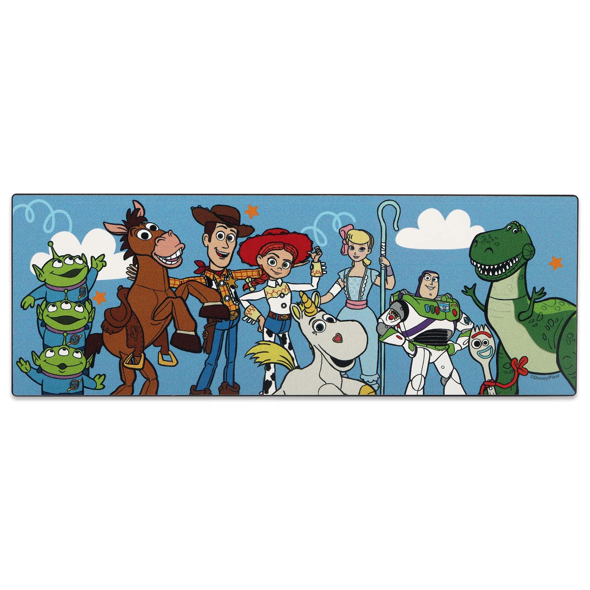 Disney Pixar Toy Story Character Line Up Wood Wall Decor - Fun Toy Story Sign for Bedroom or Playroom