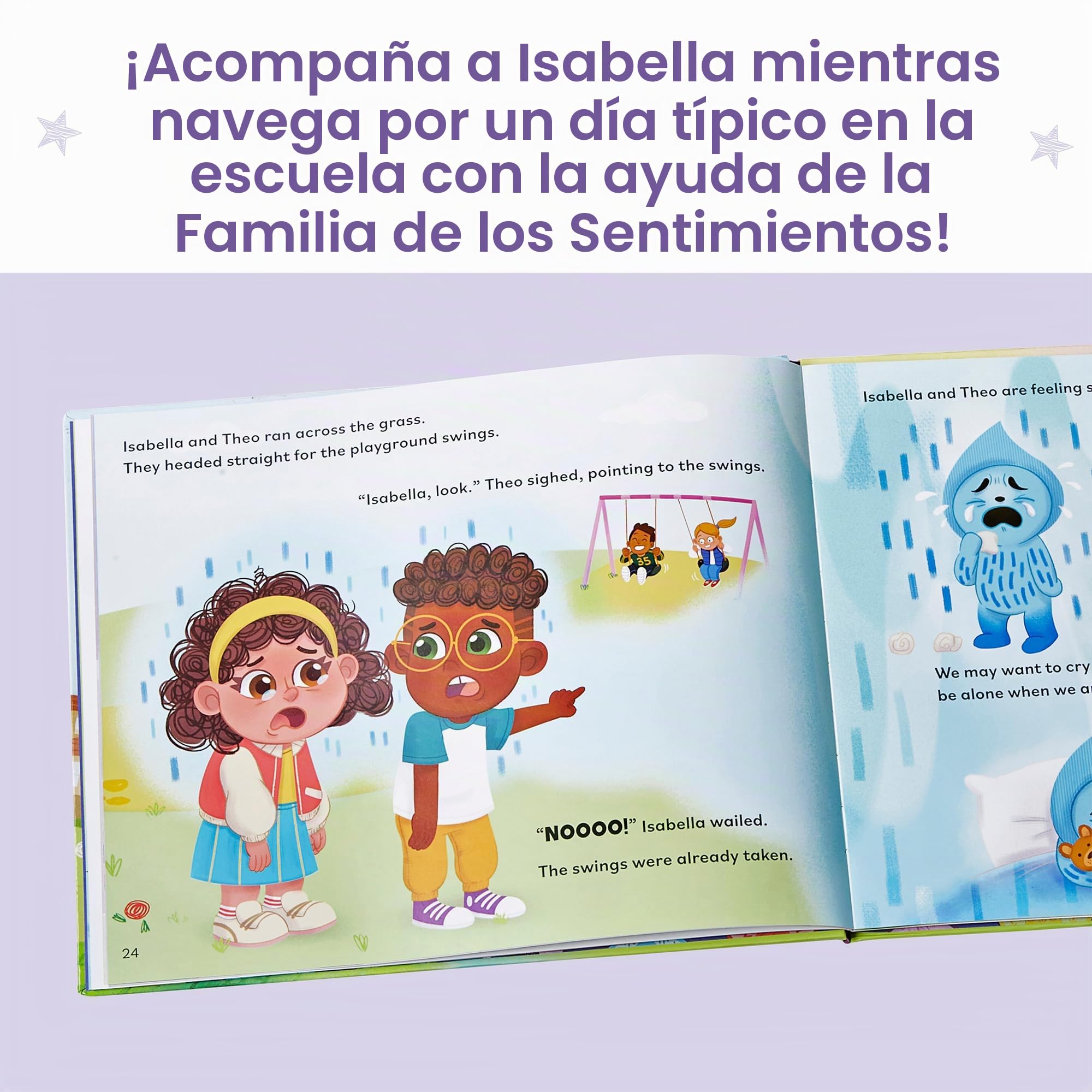 Learning Resources Resources-96317, Juego Meet The Feelings Family, Libros para niños de 3 años, Incluye 5 Juguetes Blandos Que representan emociones, Multicolor (96317)