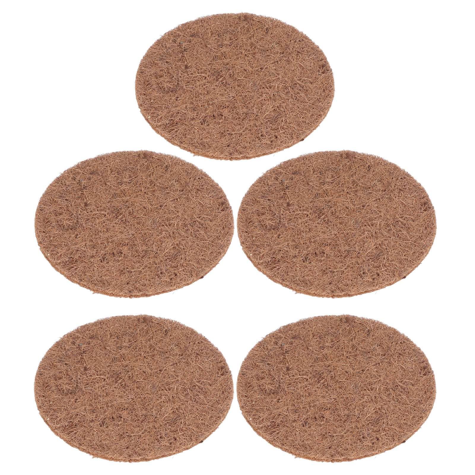 Pilipane Bird Eggs Mat Reed Leaves Material Wear Soft Comfortable Bird Nesting Pads for Small Furry Pets 5pcs