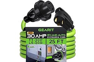 GEARit 30-Amp RV Extension Cord with Twist Lock