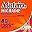 Motrin IB Migraine Relief Liquid Gel Capsules with 200 mg Ibuprofen per Capsule, Fast & Effective Migraine Headache Medicine with NSAID Pain Reliever Ibuprofen, Caffeine-Free, 80 ct
