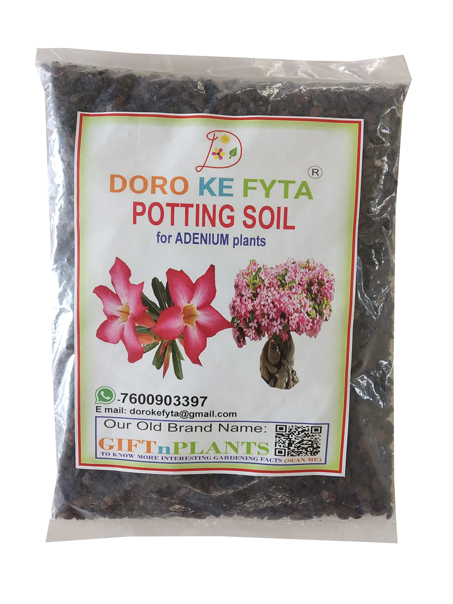 DORO KE FYTA Adenium Potting Soil (900 GMS) for Better Growth and Flowering of Plants (B09PRQS2W7) Amazon Price History, Amazon Price Tracker