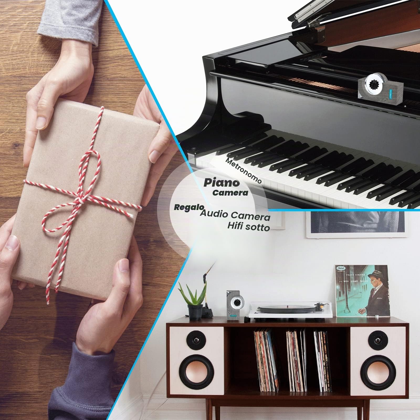 sovenomund Ferrofluid Speaker Music Mate, Lampada Ferrofluid che Balla a Ritmo di Musica - Decorazione da Scrivania, Regalo per Adolescenti (Non è un Altoparlante, Senza Suono)