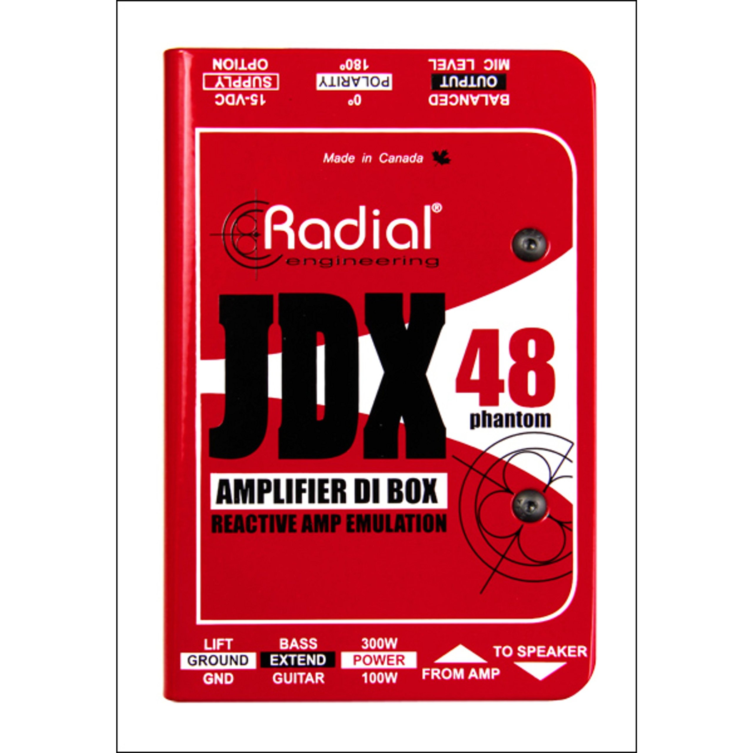 Amazon.com: Radial JDX 48 1-Channel Active Instrument Direct Box