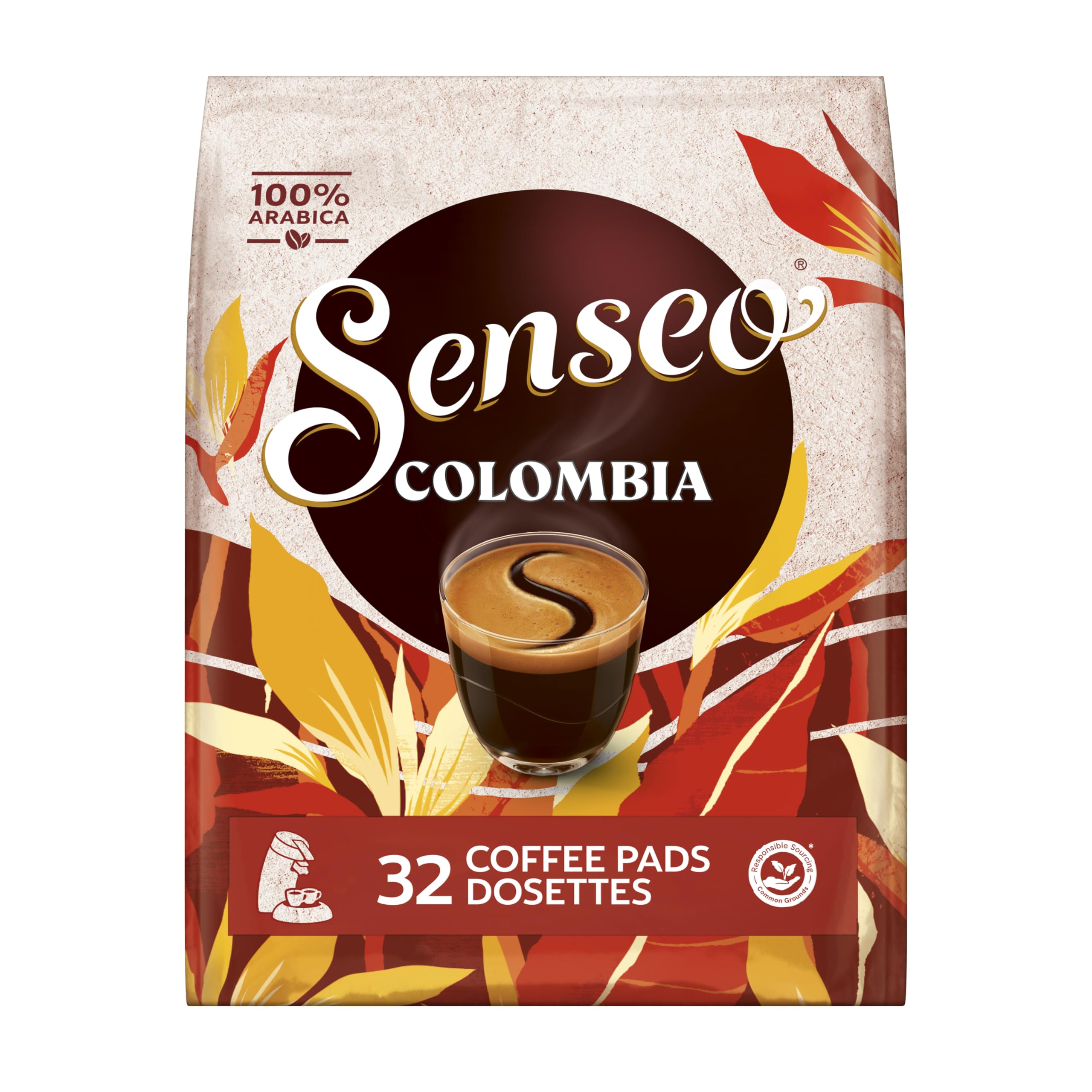 Senseo Pads Origins Colombia, Vorratspackung, 10 x 32 Getränke, 320 Kaffeepads