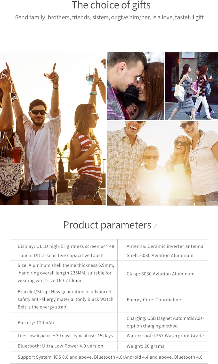 SKMEI Womens Smart Watch for Apple Android Devices with Bluetooth Fitness Sleep Monitoring Waterproof Auto Wake Screen SKMEI Womens Smart Watch for Apple Android Devices with Bluetooth Fitness Sleep Monitoring Waterproof Auto Wake Screen