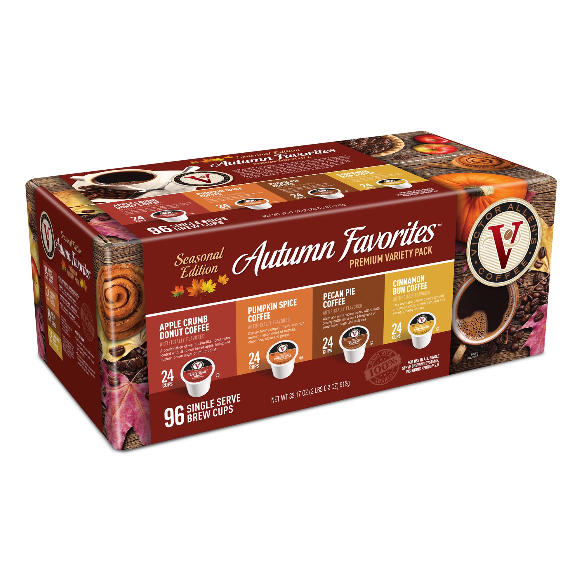 Buy Victor Allen's Coffee Autumn Favorites Variety Pack, Medium Roast