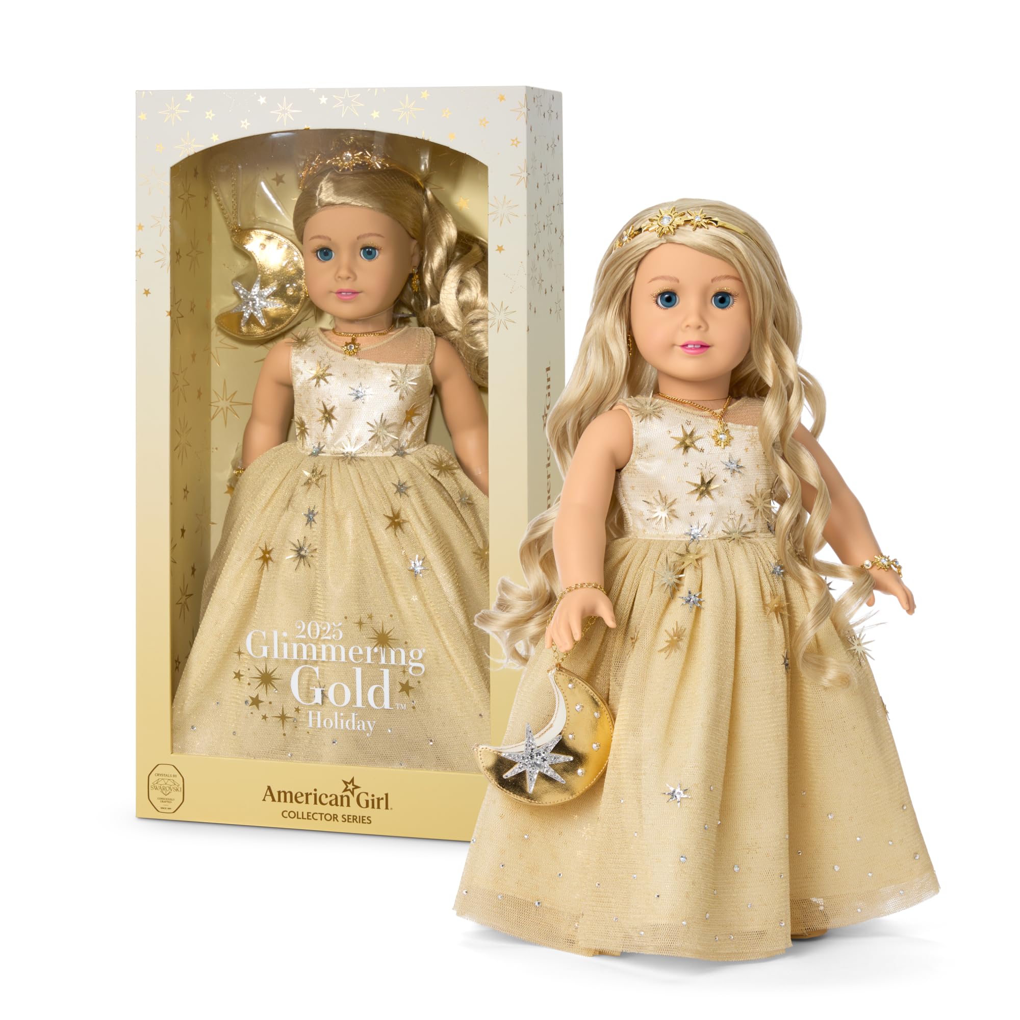 Amazon.com: American Girl 2025 Glimmering Gold Holiday Collector Doll, with Light-Blue Eyes, Long Wavy Blonde Hair, Ages 8+ : Toys & Games Amazon.com: American Girl 2025 Glimmering Gold Holiday Collector Doll, with Light-Blue Eyes, Long Wavy Blonde Hair, Ages 8+ : Toys & Games
