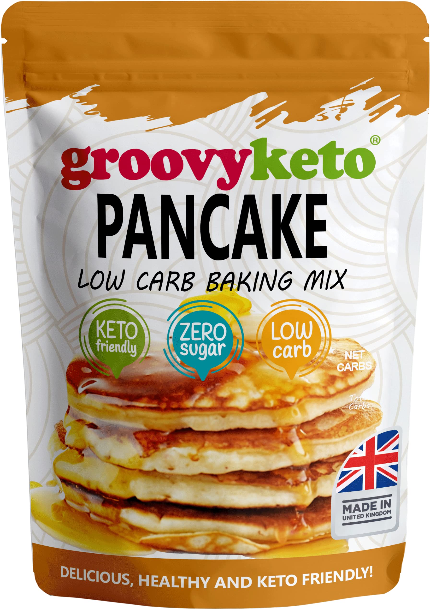 Buy Groovy Keto Pancake & Waffle Mix Low Carb Keto Friendly Sugar