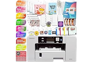 Sawgrass Easysubli SG500 Sublimation Printer with Deluxe Stater Bundle (20ml Ink Set)