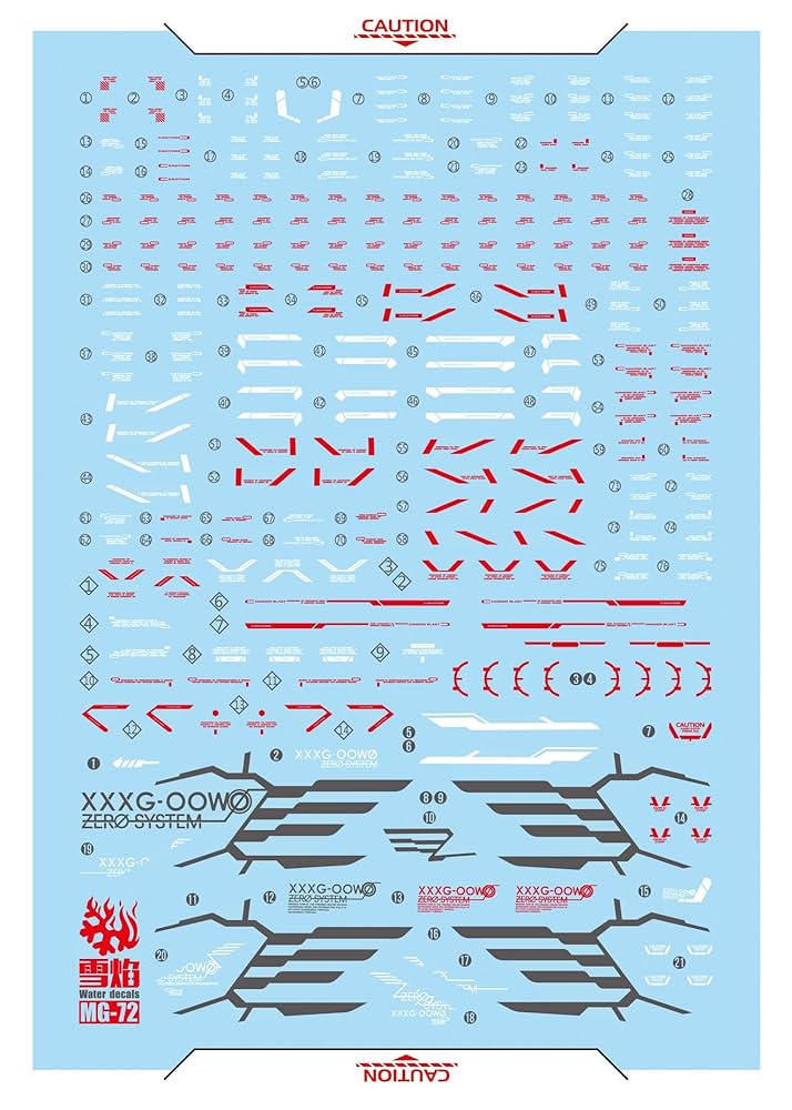 MG ウイングガンダム　プロトゼロ　専用水転写デカール付き Amazon | ［MG 1：100］ウイングガンダム プロトゼロ EW版 水