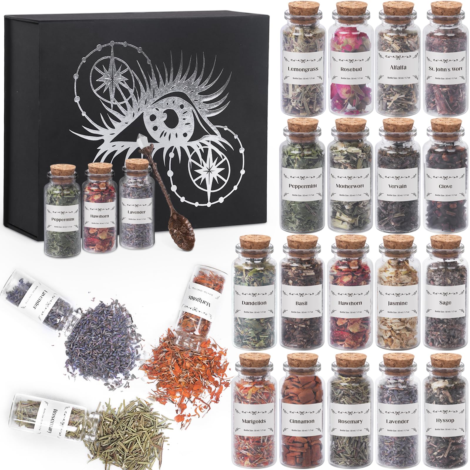 Amazon.com: Witchcraft Supplies Herbs and Flowers Kit - Bigger