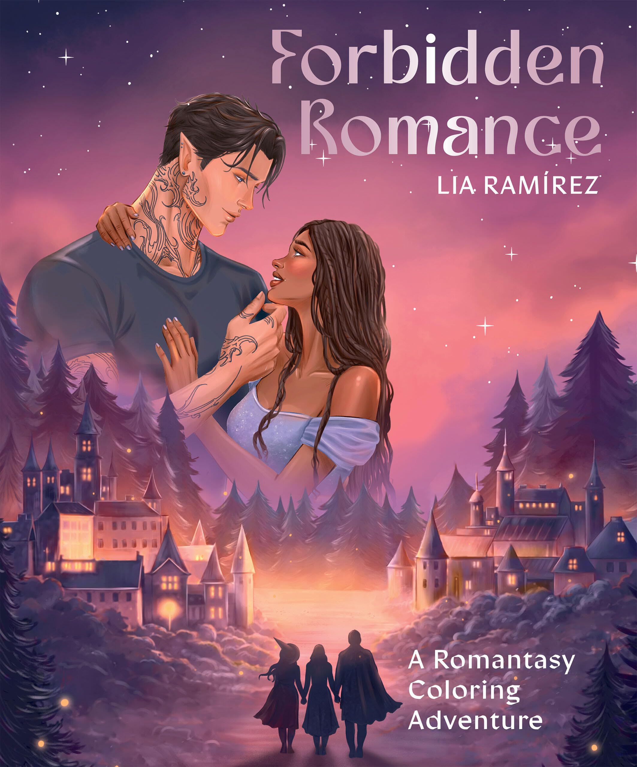 Forbidden Romance: A Romantasy Coloring Adventure