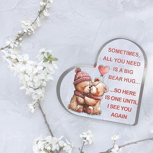 Miniatura 3 de Regalos de condolencias por pérdida de un ser querido, regalos conmemorativos de acrílico en forma de corazón, decoraciones de recuerdo de