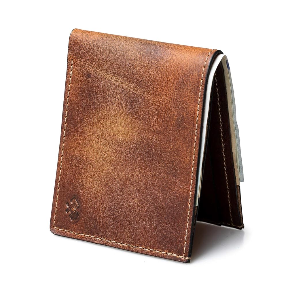 Amazon.com: Main Street Forge Bifold Leather Wallet For Men