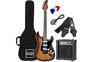 Best Choice Products 39in Full Size Electric Guitar Starter Kit for Kids Ages 12-14 Beginners