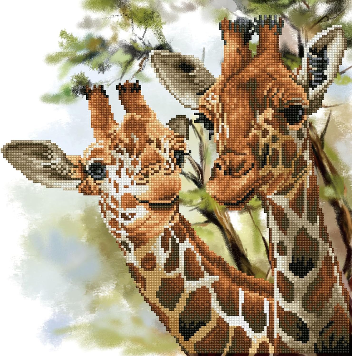 DIAMOND DOTZ Tall & Tender Diamond Painting Kits for Adults - Diamond Art Kits a Relaxing Creative Craft Kit with Dotz Gems 15x15