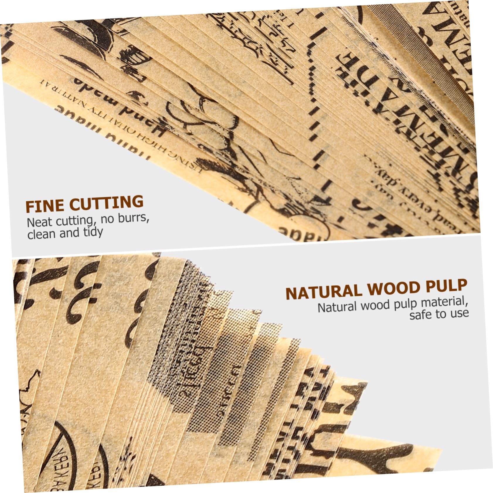 50 Pcs Food Basket Liners Disposable Deli Wrapping Tissue Newsprint Baking Paper Sheets - View #11