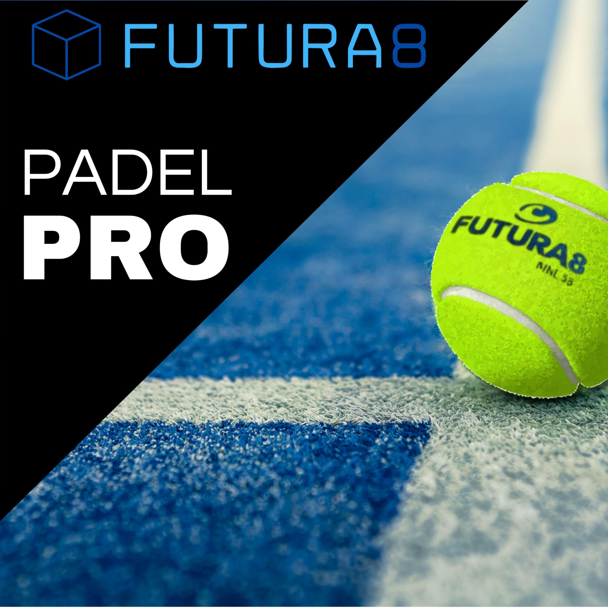 Pelotas de pádel, Botes presurizados de 3 Bolas, Alta Durabilidad, Rebote Constante, presión Estable, aptas para Entrenamiento, competición, Indoor y Outdoor, Pelotas Premium de pádel