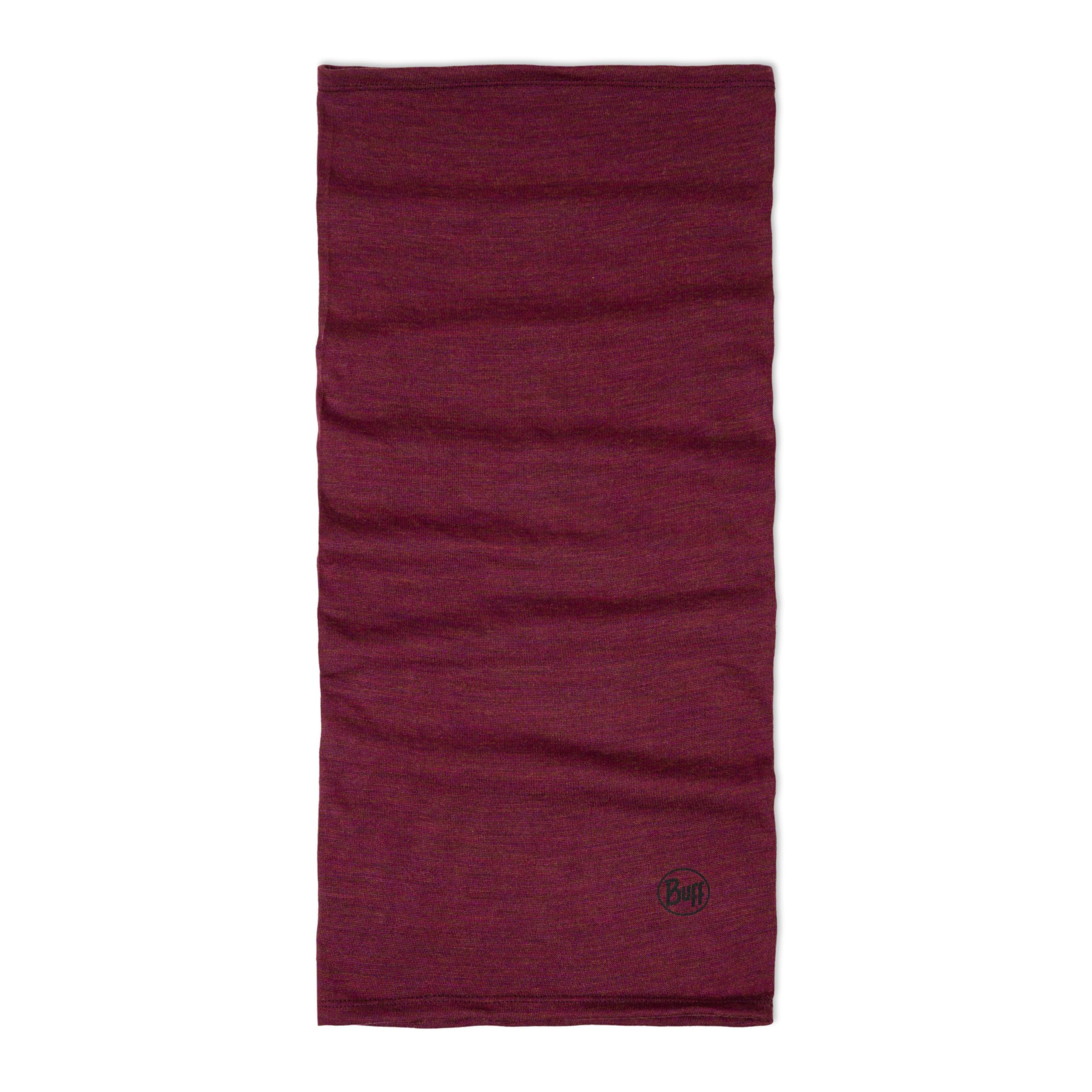 BUFF| Komin Merino Midweight Wielofunkcyjny szalik 100% wełny merino, wędrówki, na świeżym powietrzu, zrównoważona, lekka Mężczyzna Kobieta Uniwersalny rozmiar Czerwony
