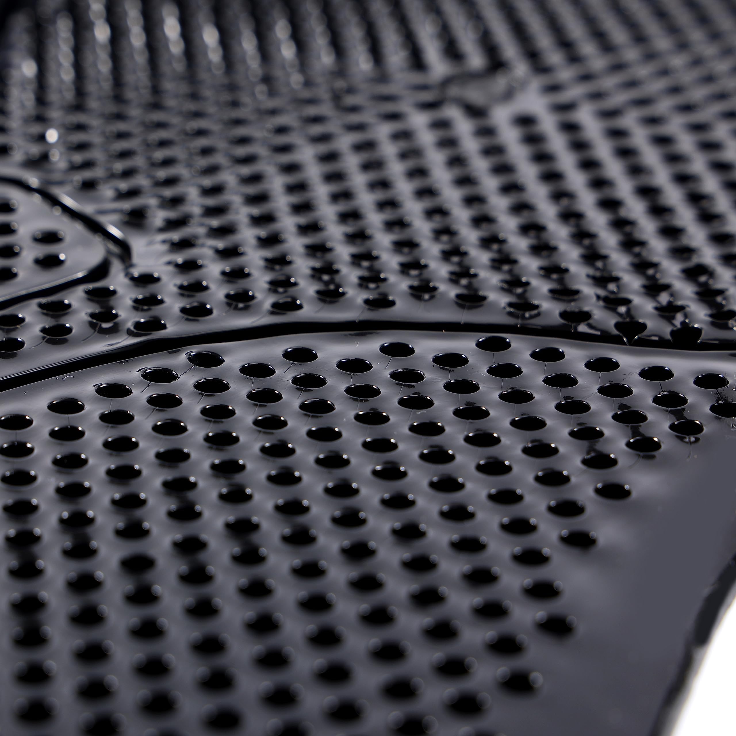 Full Active Soft Gel Pad avec selle en peau d'agneau Amortisseur à mémoire de forme Antidérapant et libération d'air Noir