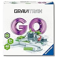 Ravensburger - Gravitrax GO Rotative | Pista Biglie Con 40 Pezzi | Rompicapo Bambini
