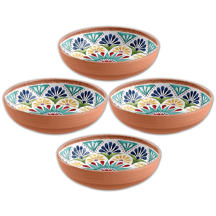 Buy Purely Home Rio Medallion 20cm Melamine/Plastic Low Cereal/Pasta