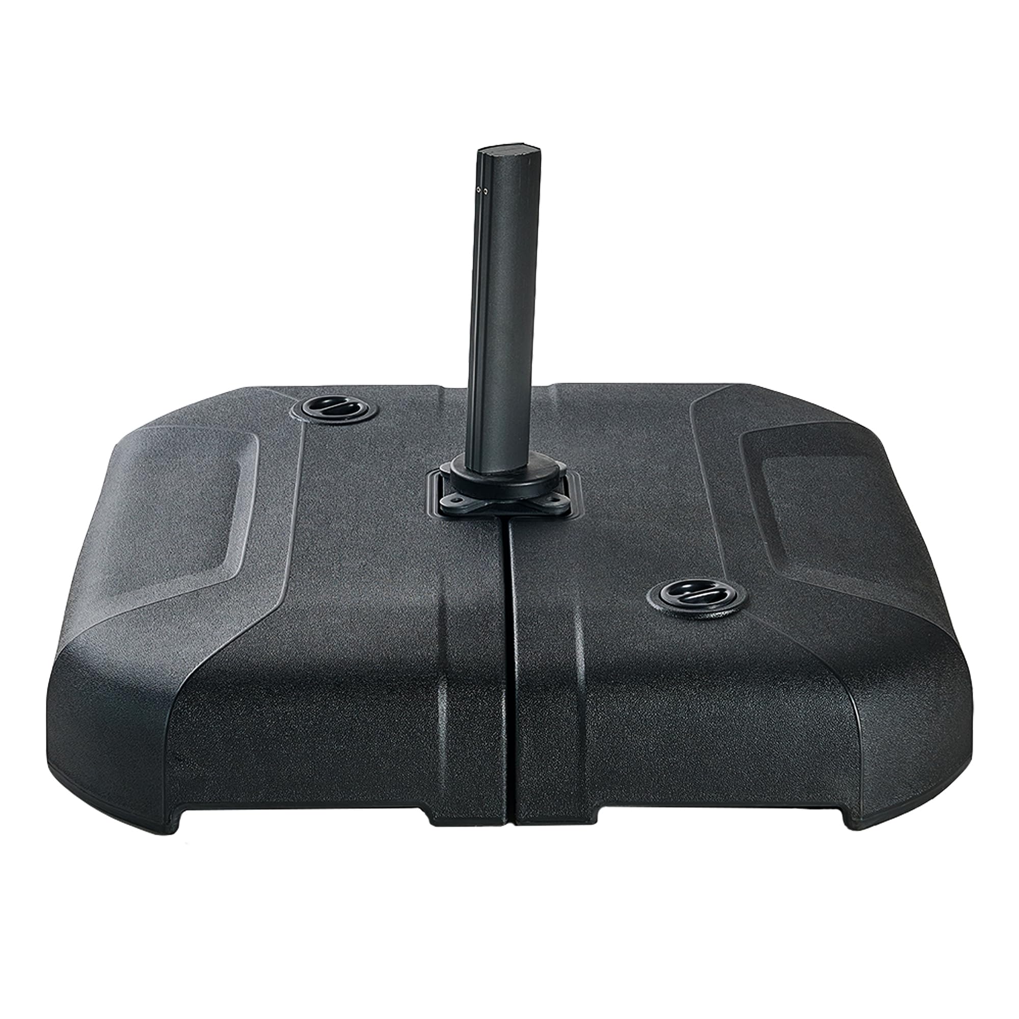 PURPLE LEAF 330 LBS Heavy Duty Patio Umbrella Base DBS540 Offset Cantilever Umbrella Base Sand/Water Filled Square