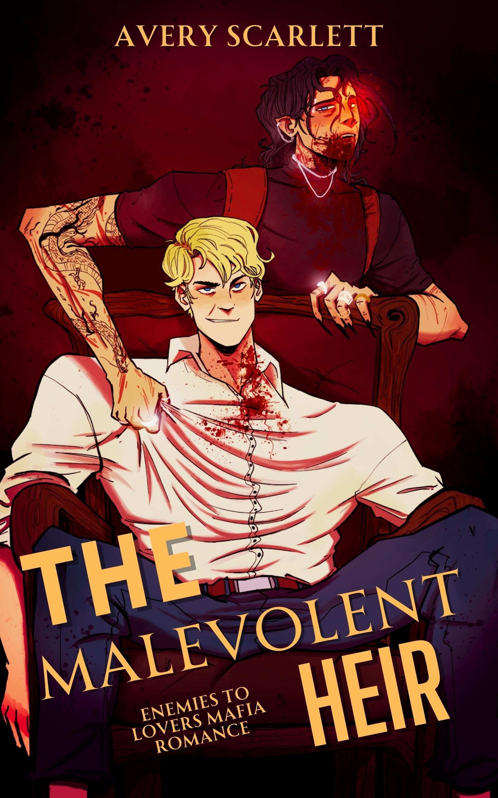 The Malevolent Heir: MM Forced Proximity Enemies to Lovers Paranormal Romance (Wretched Kingdoms Book 1)