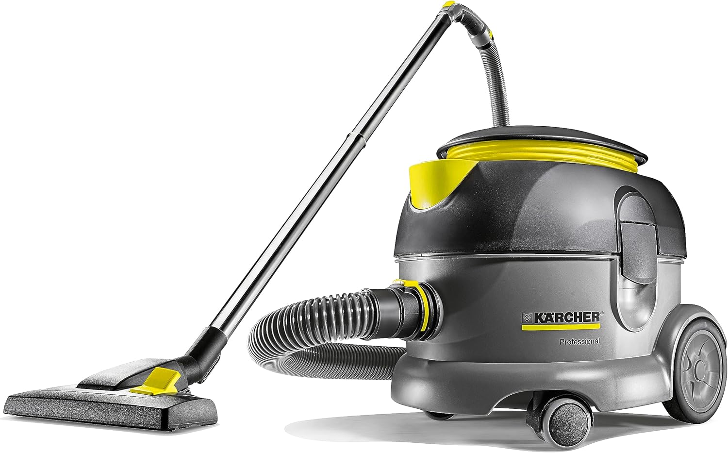 Kärcher Commercial Vacuum Cleaner with Onboard Cord Storage - T 12/1-3 Gallon Container - 40 ft. Cord