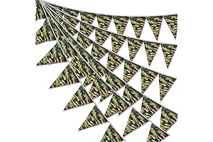 49FT Army Camo Pennant Flag Banner