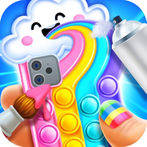 Pop It Maker 3D - Kids Rainbow Glitter Fidget Toy Poppers ASMR