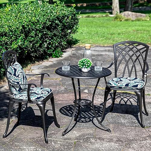 Miniatura 7 de LVTXIII - Cojines de asiento de patio de 16 pulgadas de profundidad x 17 pulgadas de ancho, cojines para sillas de exteriores, para todo tipo de