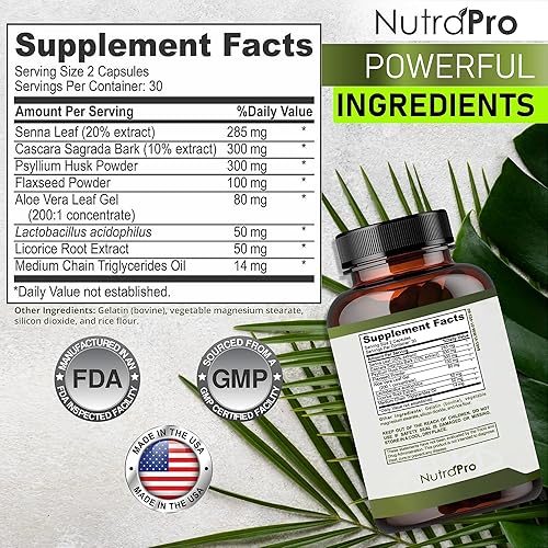 Miniatura 5 de 15 días de limpieza intestinal desintoxicante para mujeres y hombres - Limpieza avanzada de colon de 15 días con probióticos y cáscara de psyllium