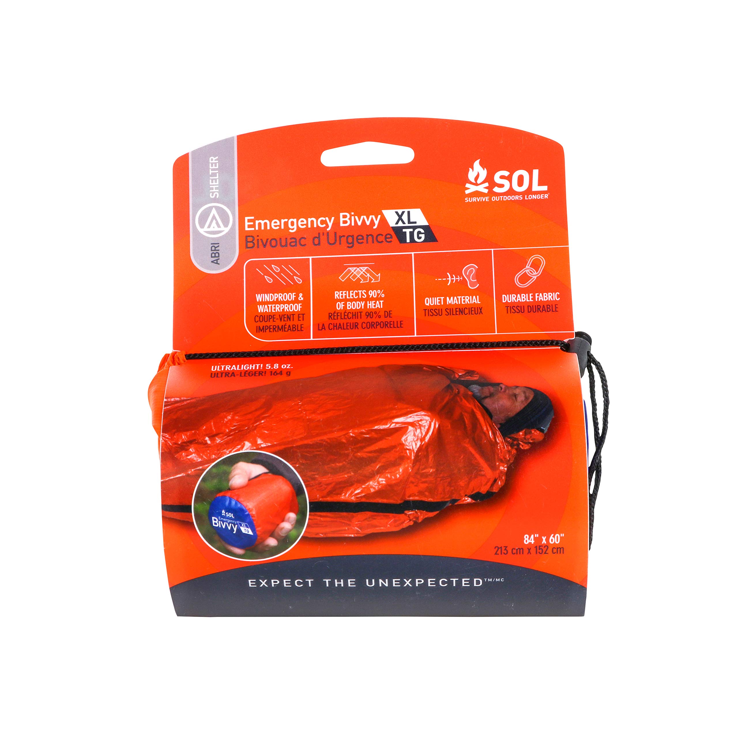Adventure Medical Kits Emergency Bivvy - Orange, 2 Persons