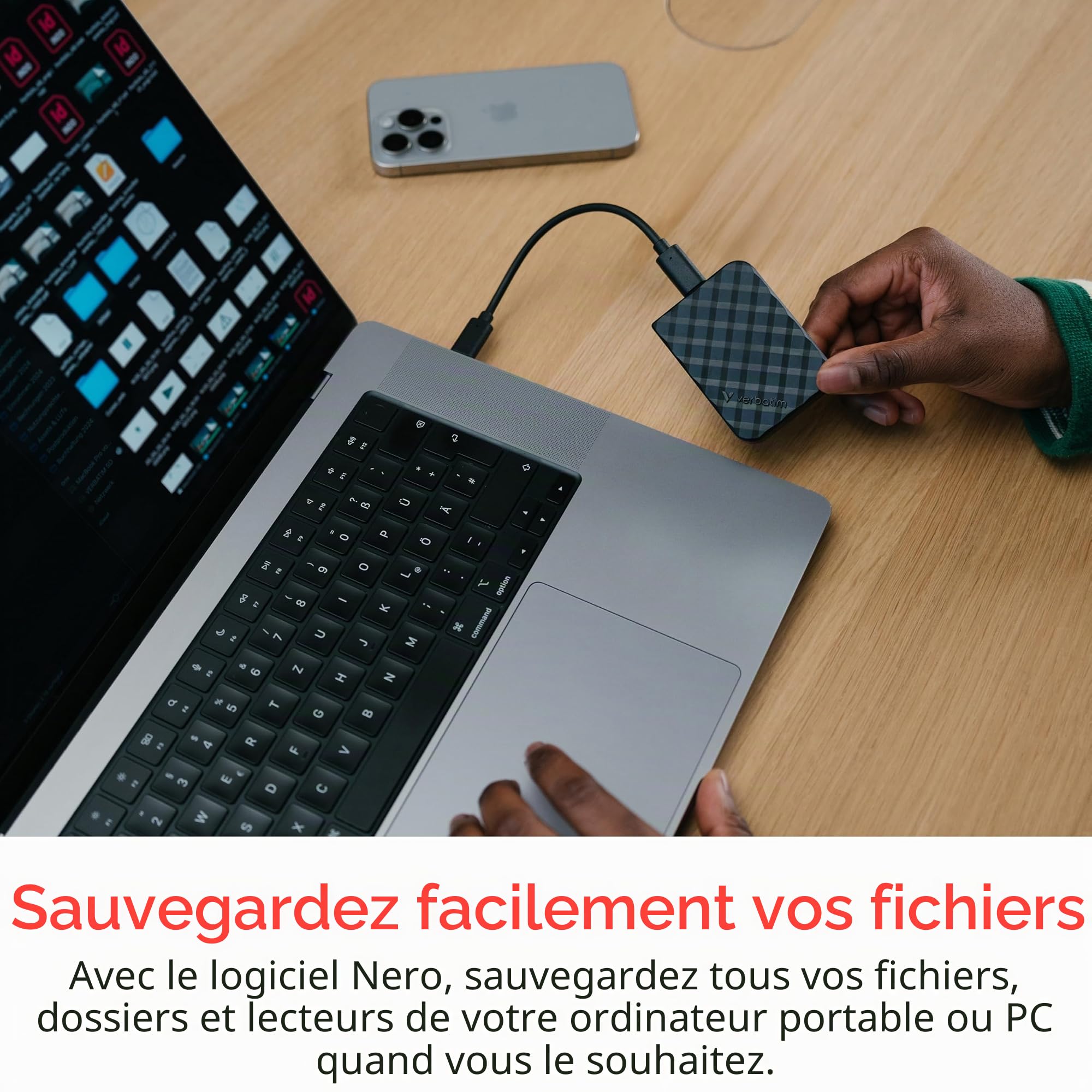 Verbatim Ssd 2tb Usb 3.2 TyP-C Mini Diamond Schwarz (32026)
