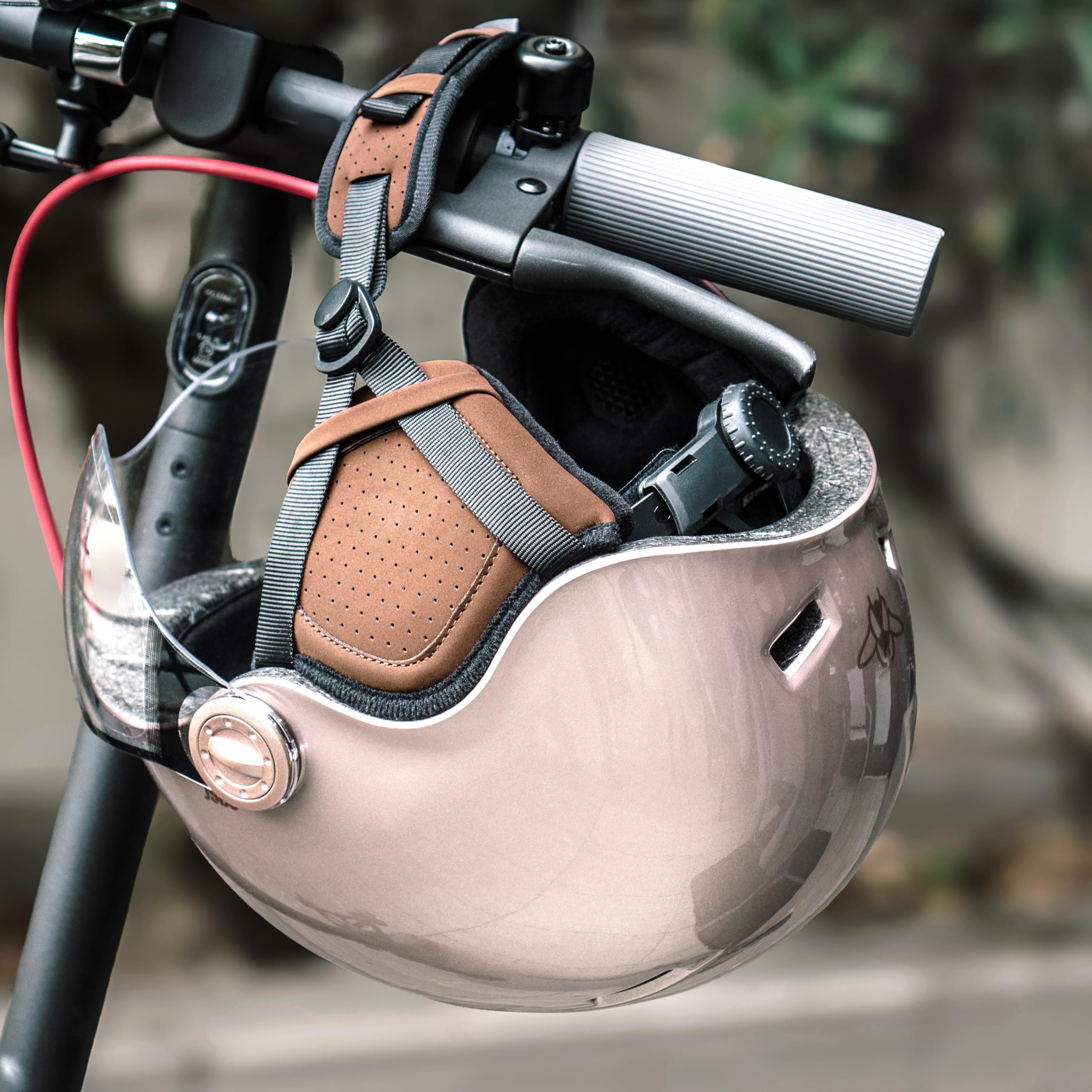 CASR Style Fahrradhelm Damen Herren mit Visier, Fahrradhelm Erwachsene – Urban Helm E-Bike, Roller, Tretroller, Skaterhelm, abnehmbare Ohrpolster, atmungsaktiv, verstellbar, leicht, Größe M, Rosa